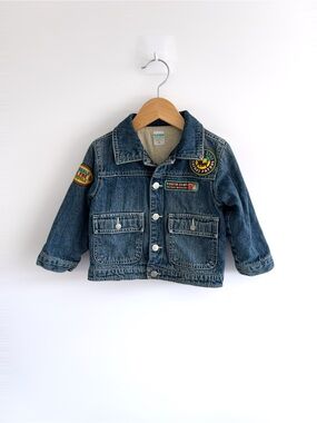 Vintage Please Mum Denim Jacket